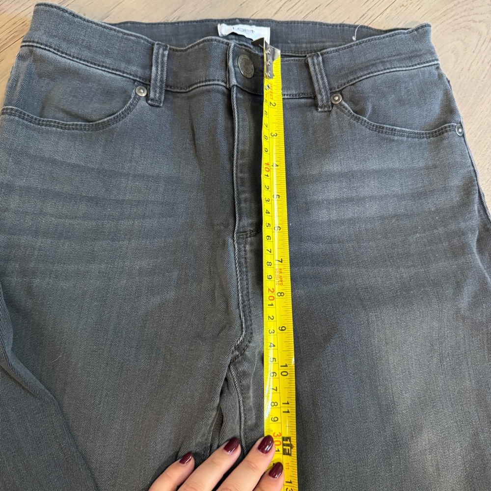 LOFT High Rise Legging Jeans Size 4‎ Gray Wash Skinny Denim Casual Everyday - Picture 7 of 8